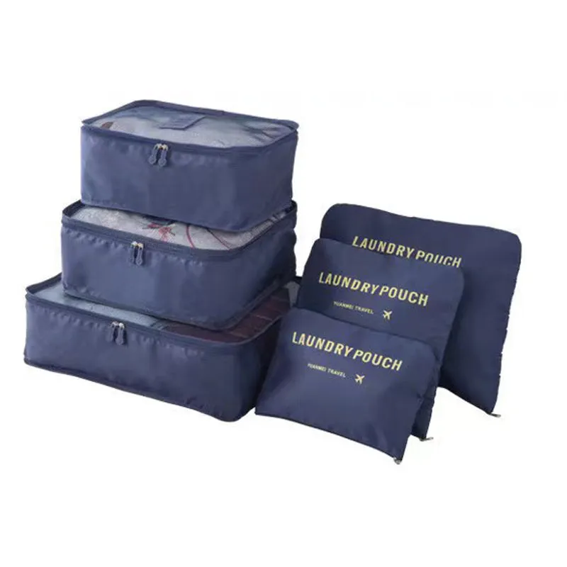 ✈6 pieces portable luggage packing cubes🧳