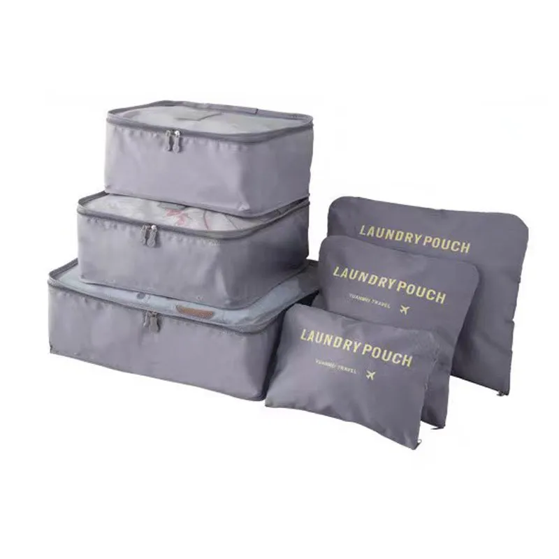 ✈6 pieces portable luggage packing cubes🧳