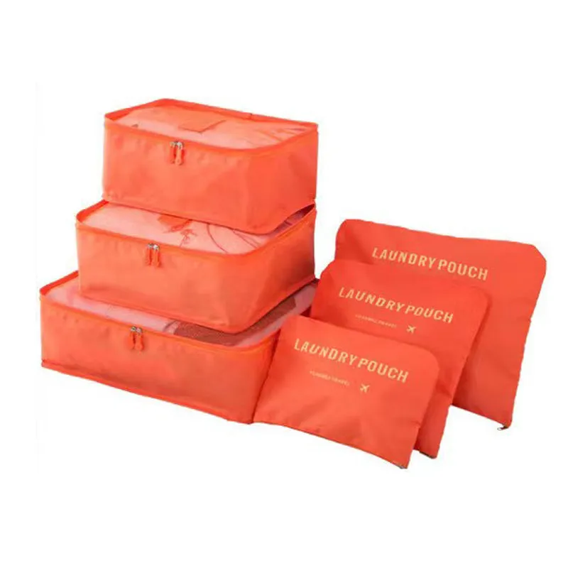 ✈6 pieces portable luggage packing cubes🧳