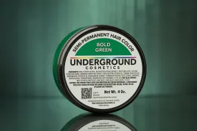 Bold Green Semi-Perm Hair Color