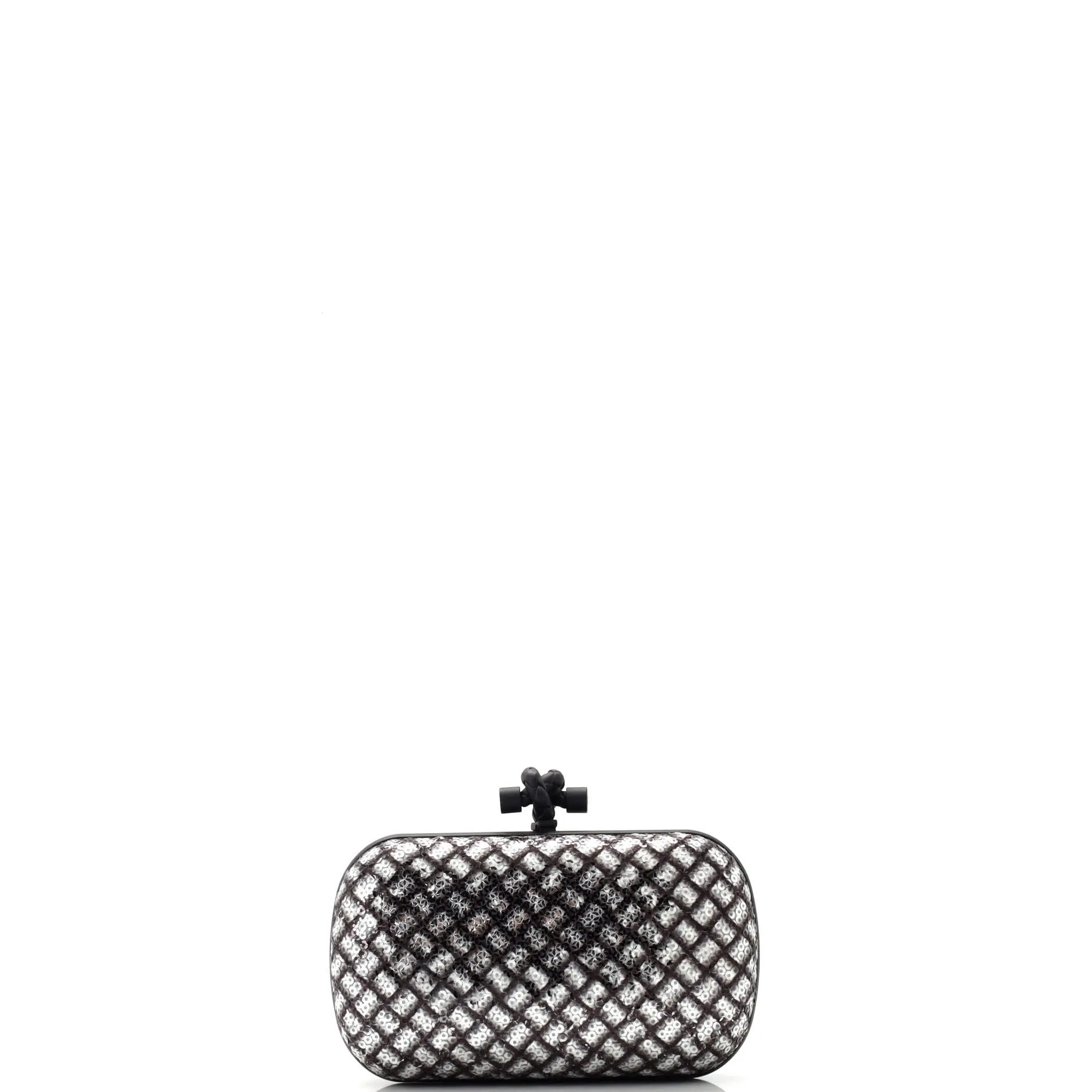 Box Knot Clutch Sequins Small