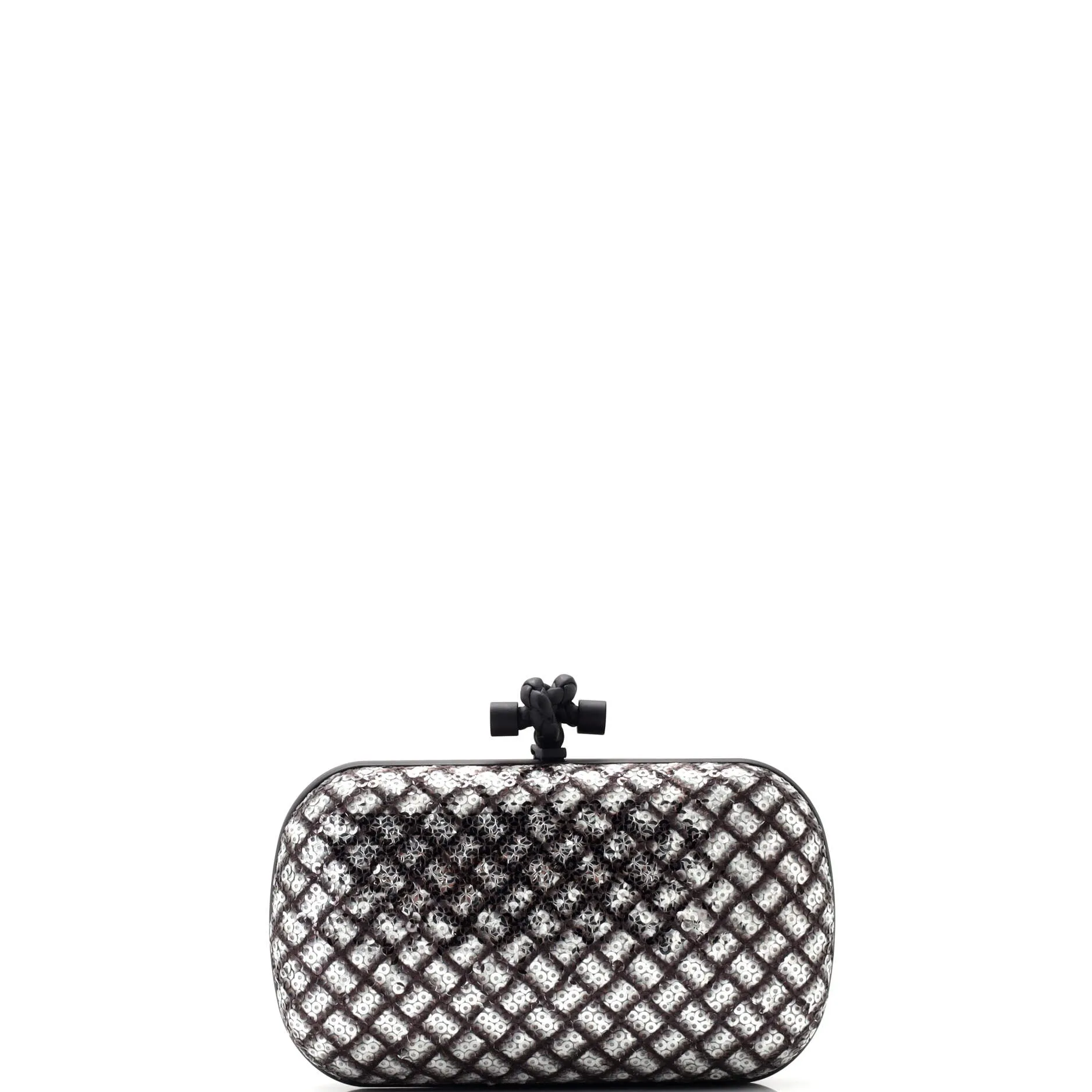 Box Knot Clutch Sequins Small