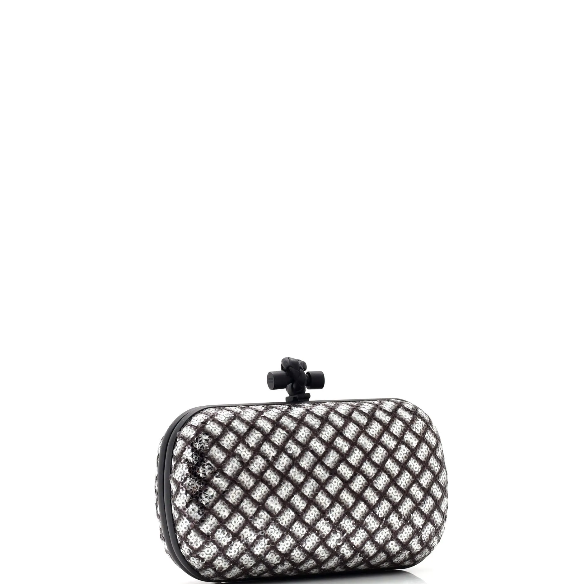 Box Knot Clutch Sequins Small