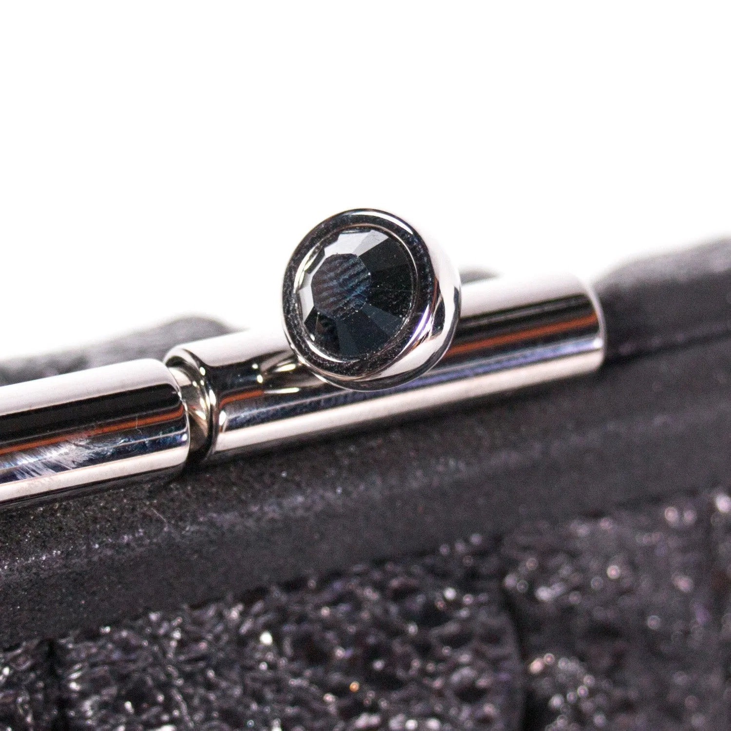 Chanel Crackled Frame Clutch