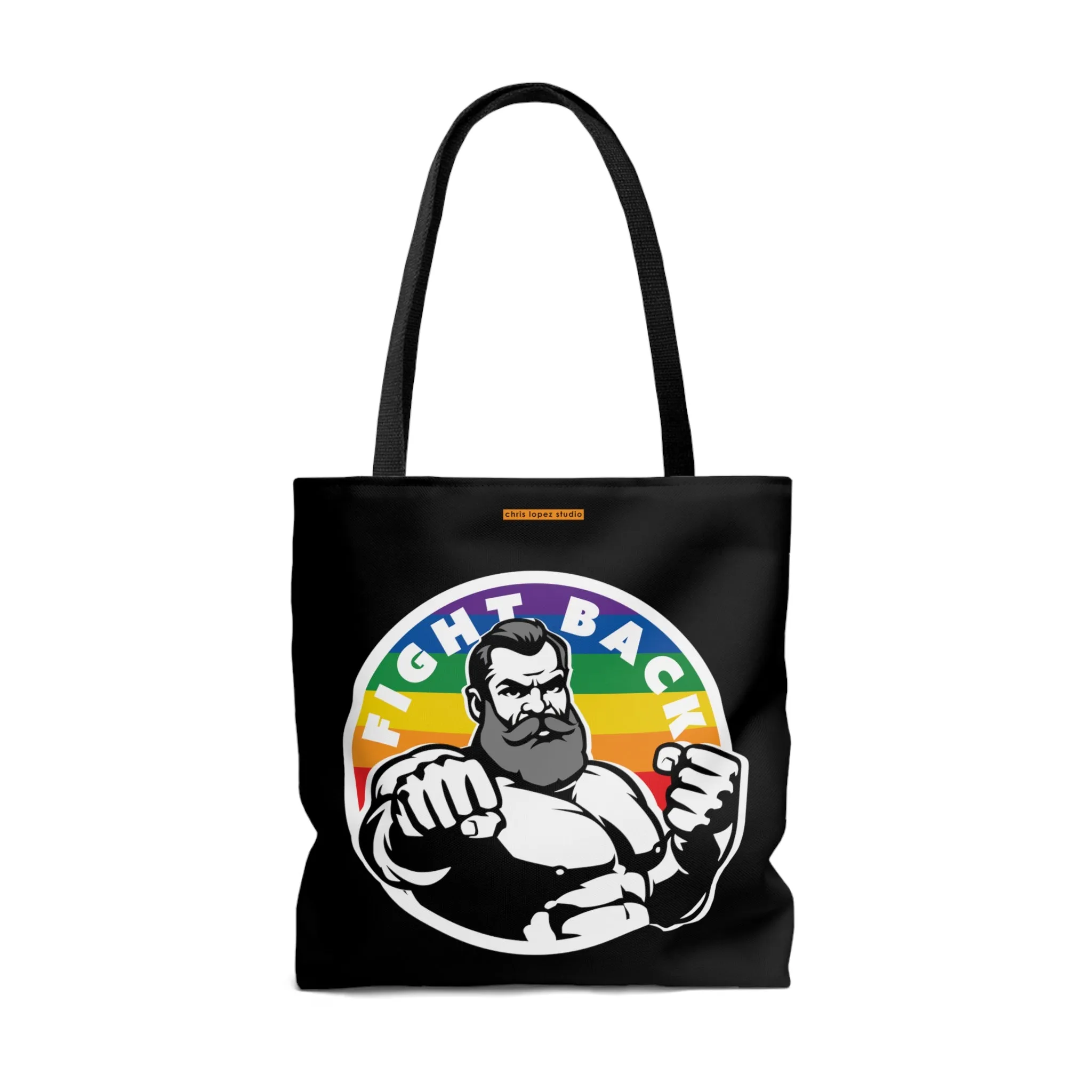 Fight Back with Pride Tote Bag (AOP)