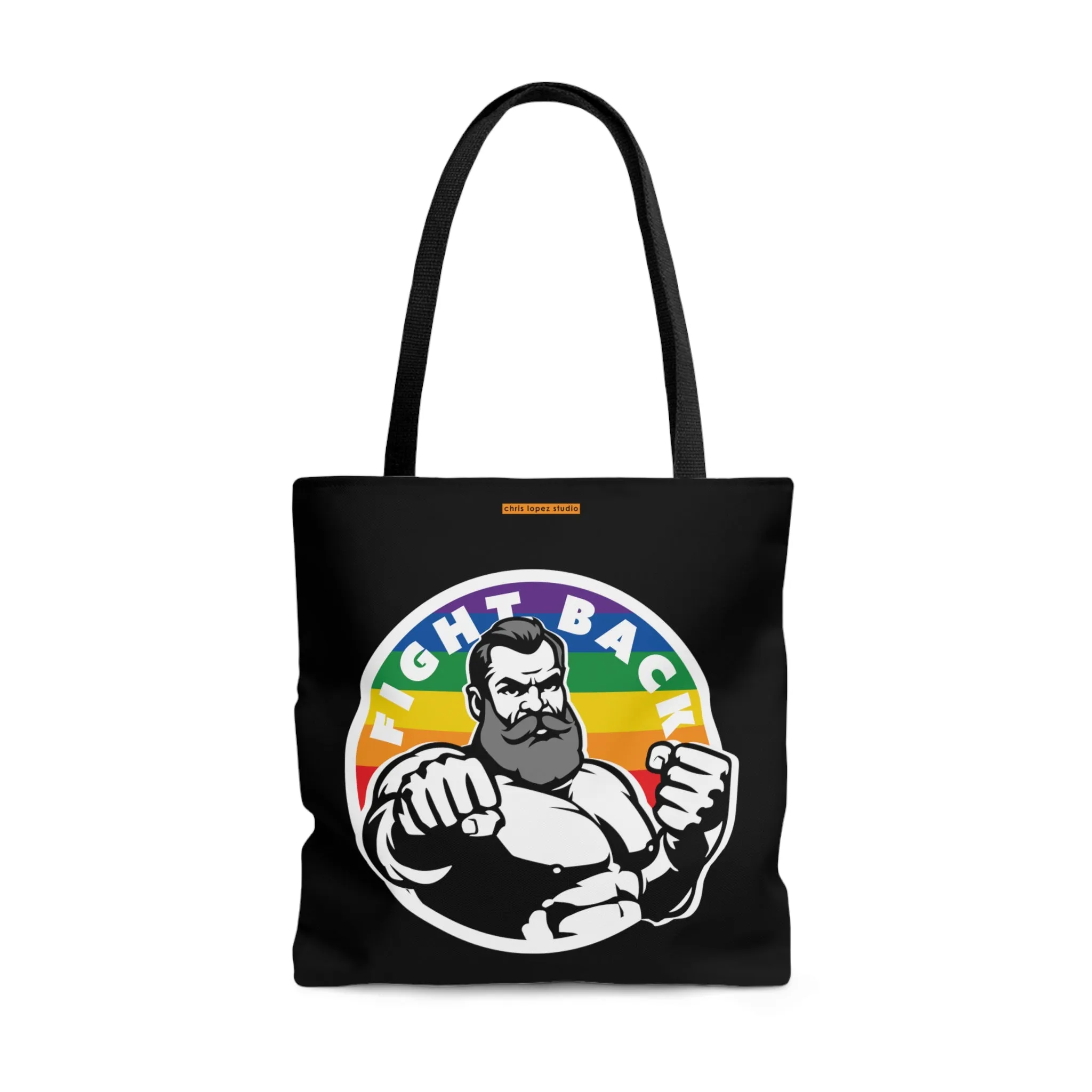 Fight Back with Pride Tote Bag (AOP)