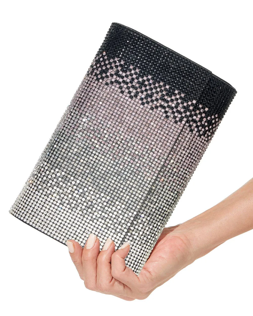 Gray Gradient Fizzoni Clutch Bag