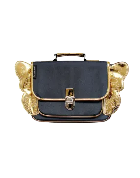Mini Winged Night Blue Schoolbag