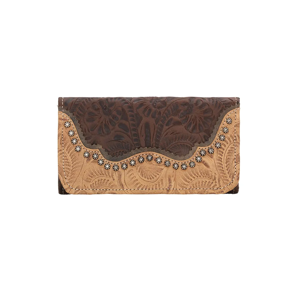 Saddle Ridge Ladies' Tri-Fold Wallet