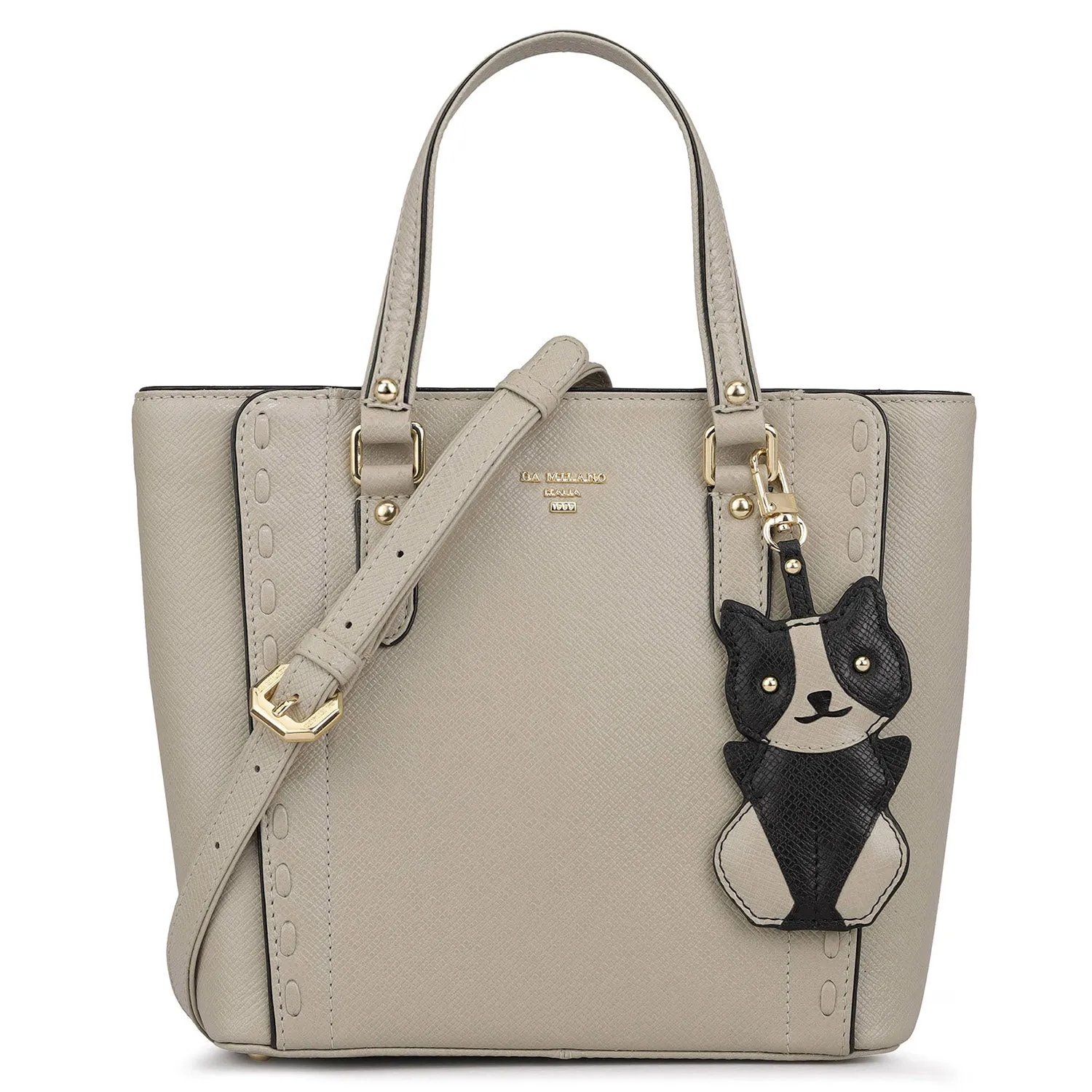 Small Franzy Leather Satchel - Lamb