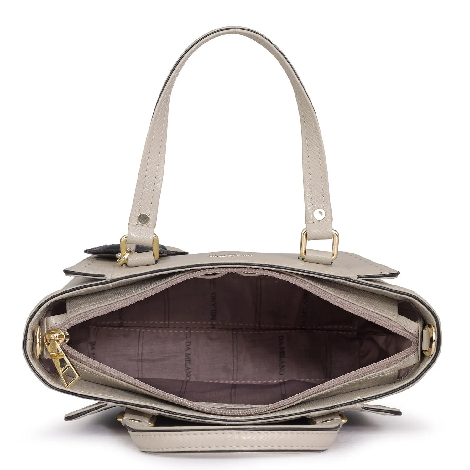 Small Franzy Leather Satchel - Lamb