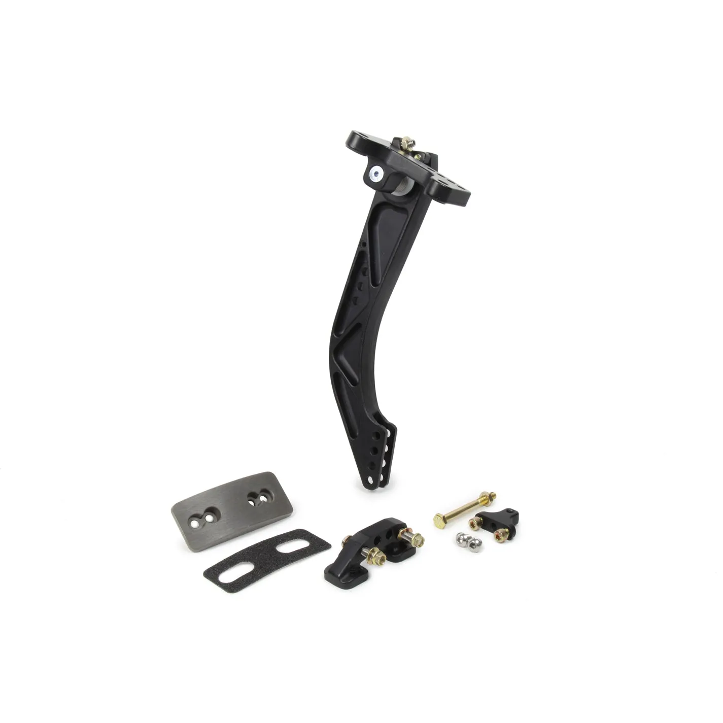 Tilton Engineering 600-Series Pedal Assembly Gas Underdash Mount Aluminum - Black Anodize